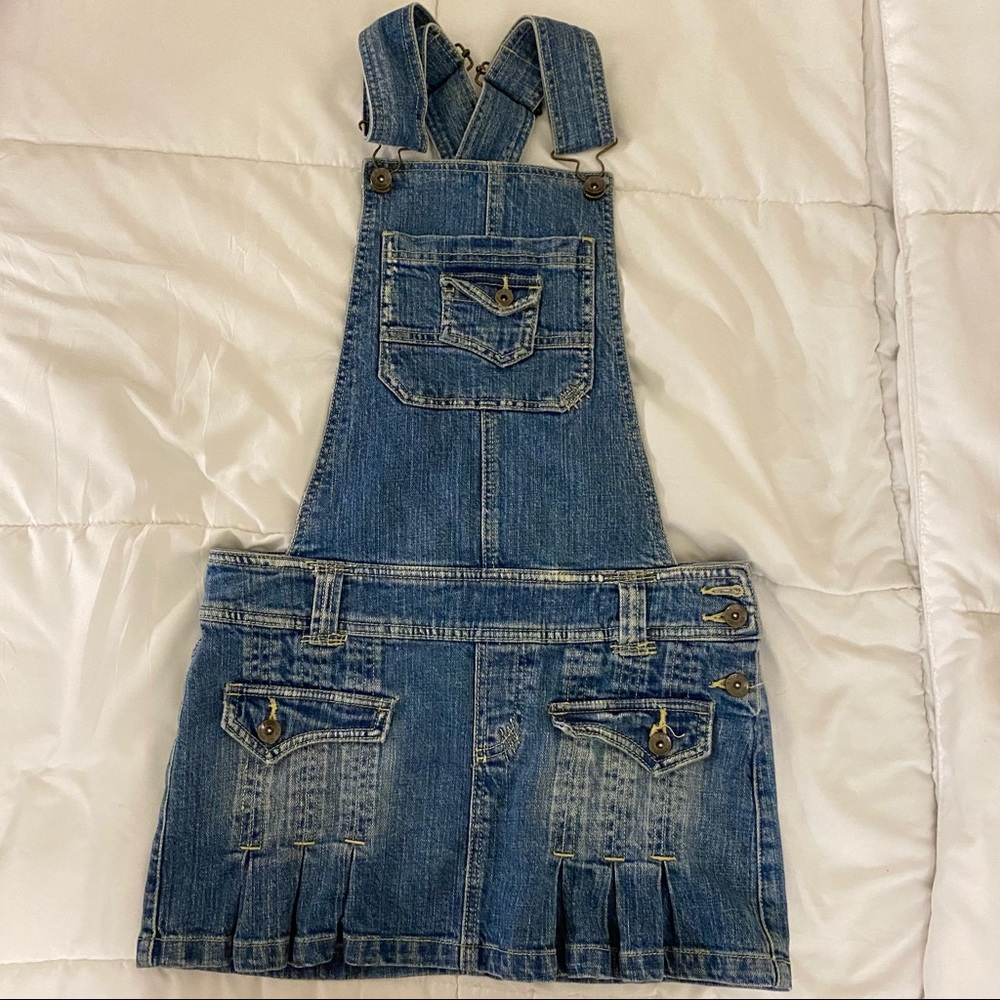 Arizona Jeans Bib Overalls Denim Mini Jumper